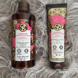 Body wash and scrub -Rose petals